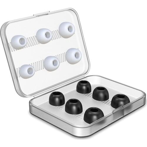 Soft Silicone Earbuds Cap Eartips Earcap Plugs Earphone Parts Slow Rebound Memory Foam Earplugs for Apple Airpods Pro 3