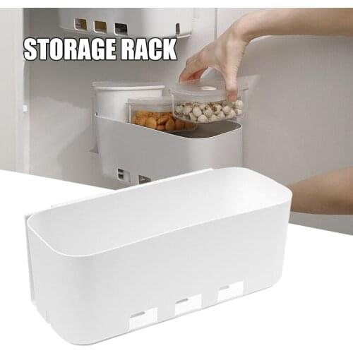 Wall Mounted Drawer Type Shelf Rack For Kitchen Organizer & Container Space Saving Punch-free Bathroom Accessories Salle De Bain