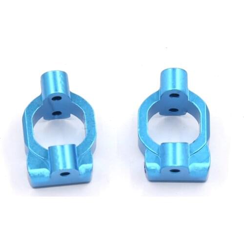 2Pcs Aluminum Alloy Front C Hub Carrier Caster Block C Seat for Wltoys 104001 1/10 RC Car Upgrade Accessories