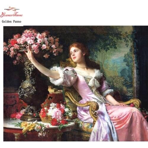 Full Square Diamond flower 5D DIY diamond embroidery Mosaic rose beauty Picture Rhinestone wedding decor home