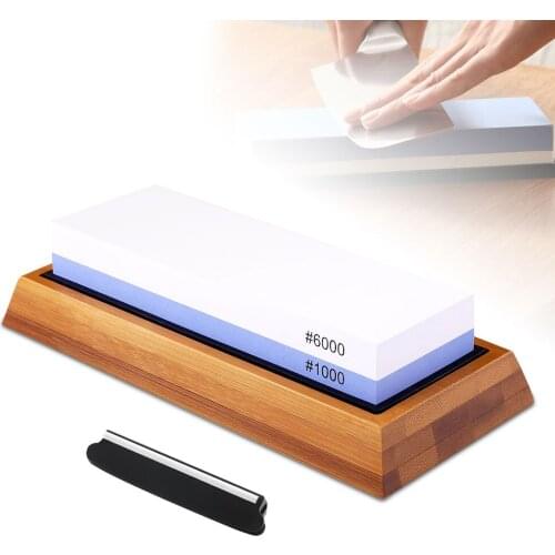 Professional Knife Sharpener Whetstone Sharpening Stones grinding stone water stone kitchen Tool 2-IN-1 240 600 1000 3000 grit