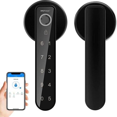 TTLock APP Smart Lock Fingerprint DoorLock Keyless Entry Door Lock Passcodes Unlock for Home Apartment Office Bedroom Alexa