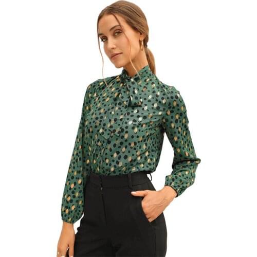 Блузки с воротником стойка SROEKKY China At AliExpress