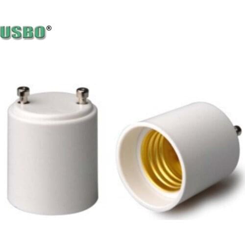 Universal White PBT GU24 to E26 E27 LED Light Base Conversion Lamphead Led Bulbs Adaptor Lamp holder