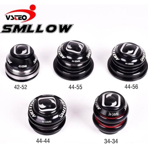 Bicycle Bearing headset 34/42/42-52/44/44-55/44-56mm Mountain bike tapered headset bearings bowl set tapered head tube bowl set