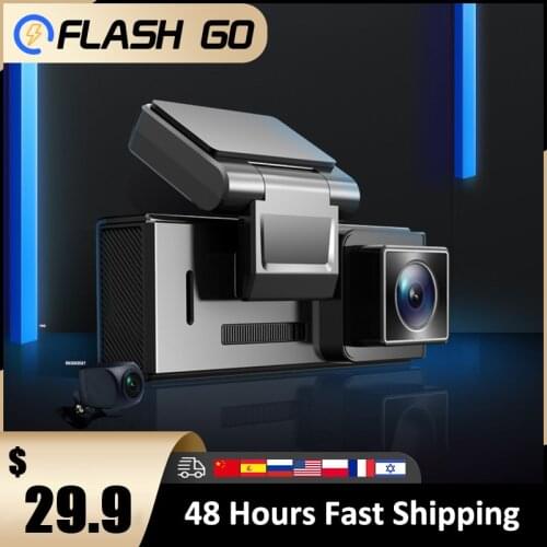 3.16" Inch 1296P Car DVR Video Recorder Smart DVR Dash Camera Rear View Video Recorder HD WDR G-sensor Night Vision Dash Cam