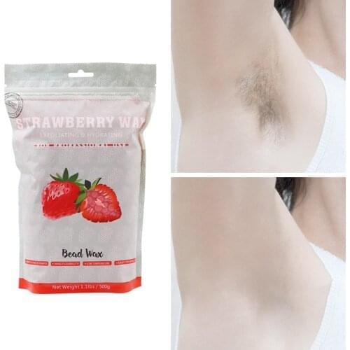 500g Hard Wax Beans Hair Remover Depilatory Wax Bikini Face Legs Body Hair Removal Beans for Man Woman Body Beauty