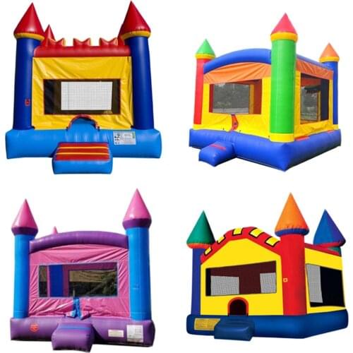 All kinds of PVC Material Commercial Inflatable Toy Slide Bounce Castle with SlideResidential inflatable bouncer