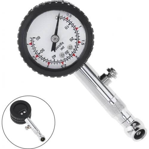 YD-6025 UNIT Accurate Automobile Tire Air Pressure Gauge 0-60 psi Dial Meter