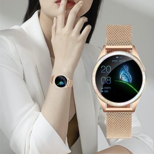 Diamond Watch Women luxury Fashion Casual waterproof smart watches genuine leather strap sport Ladies elegant wrist watch girl