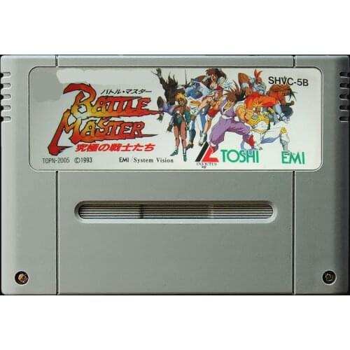 16Bit Games ** Battle master ( Japan NTSC Version!! )