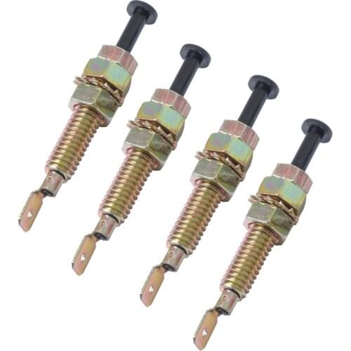 4pcs Car Auto Alarm Security Door Hood Trunk Electronic Jamb Pin Switch Adjustbale