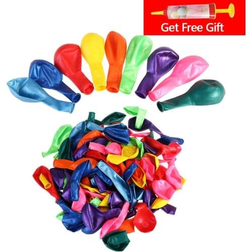 50Pcs 10/12inch Pearl Latex Balloons Wedding Birthday Party Decoration Balloon Xmas Baby Shower Kids Air Balls Globos