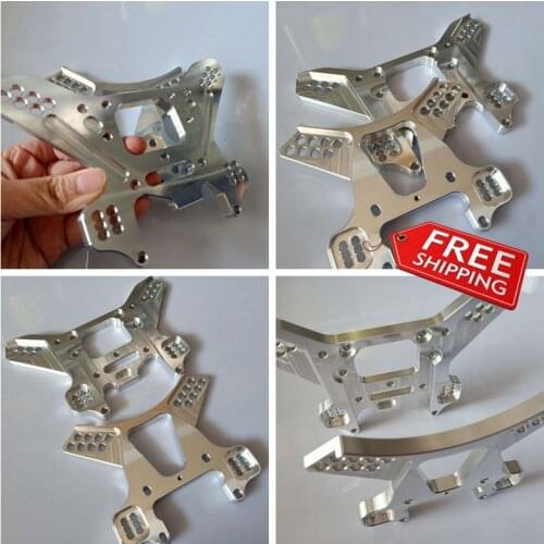 7075 Alloy CNC Front + Rear Shock Tower for Losi 5ive-t V1.0 V2.0 Rovan LT DTT