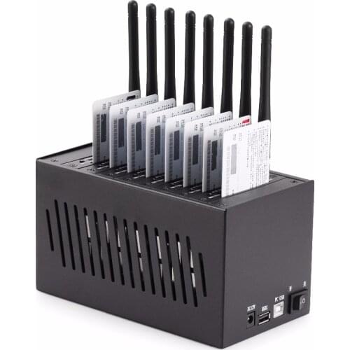 8 sim card gsm modem pool Wavecom Q2406 model support bulk SMS,MMS,FAX,WEB,TCP/IP,OPEN AT