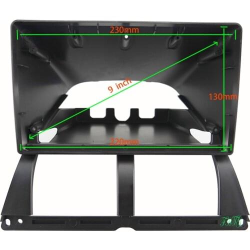 9 INCH Car Audio Frame GPS Navigation Fascia Panel Car dvd Plastic Frame Fascia is suitable for SAIPA TIBA 2009