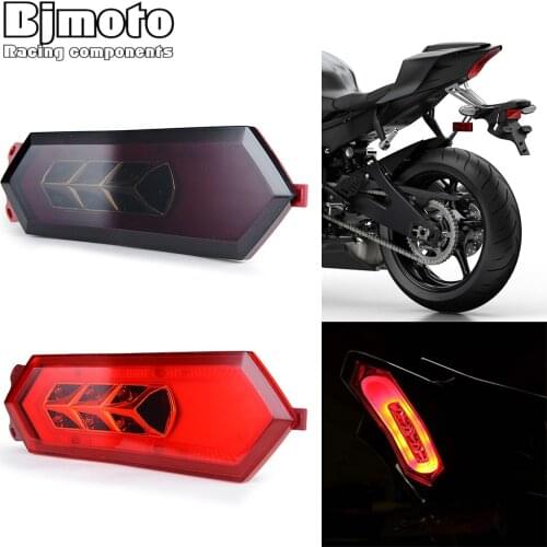 BJMOTO Motorcycle Rear Taillight Tail Brake Turn Signals Integrated Led Light Lamp For For YAMAHA YZF R1 15-19 YZF-R6 2017-2020