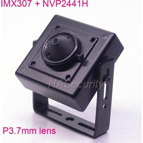 Block cam 3.7mm lens AHD-H (1080P) / CVBS (D1) 1/2.8" Sony STARVIS IMX307 CMOS + NVP2441 CCTV camera module