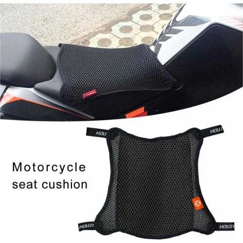 1PC Motorcycle Seat Cover Breathable 3D Mesh Net Cushion Breathable Anti-Skid Moped Cushion Cover