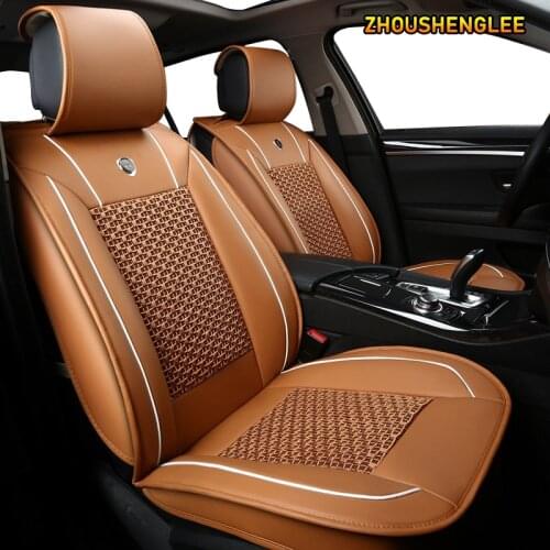 ZHOUSHENGLEE 1pcs car seat cover For audi a3 8p 8l sportback q7 2007 q5 a4 b7 avant a6 c5 avant accessories seat covers