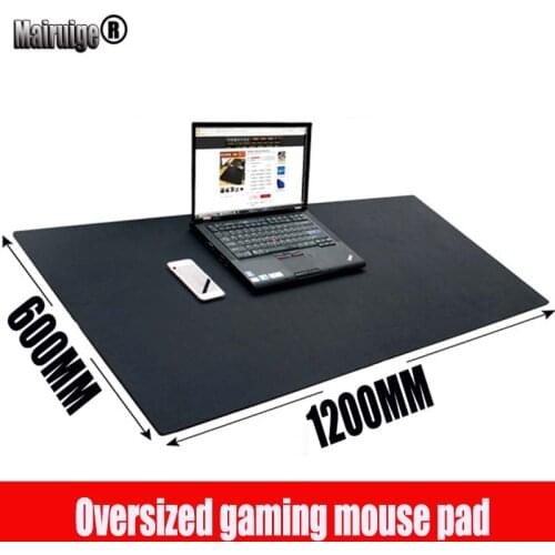 Black Custom 1200 X600X 3mm Large Size Gaming Mouse Pad PC Mechanical Keyboard Computer Notebook Desk Pad Speed Gaming Desk Mat