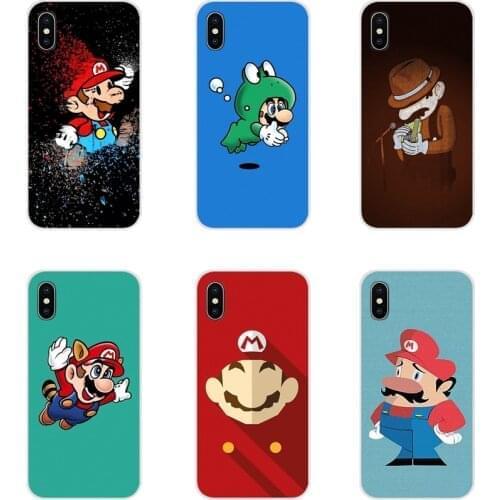 For Apple iPhone X XR XS 11 12Pro MAX 4S 5S 5C SE 2020 6S 7 8 Plus ipod 5 6 Super Mario Accessories Phone Cases Covers