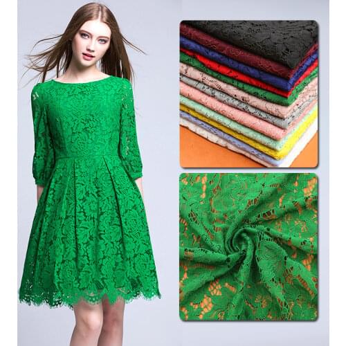 1.5*1.5Meters Embroidery Eyelash Cotton Lace Fabric French Cord Lace Cloth Nigerian African Guipure Lace For Party Wedding Dress