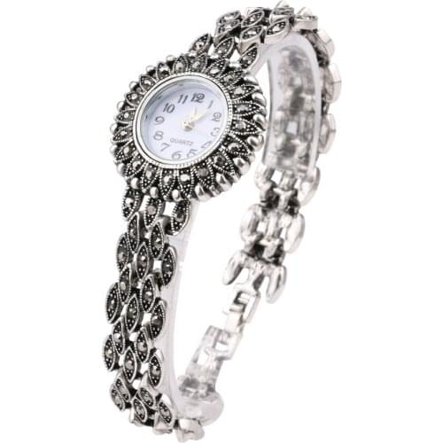 Fashion Silver Quartz Wristwatch Womens Bracelet Watches Top Brand Luxury Lady Dress Watches Crystal Jewelry Gifts Reloj Mujer