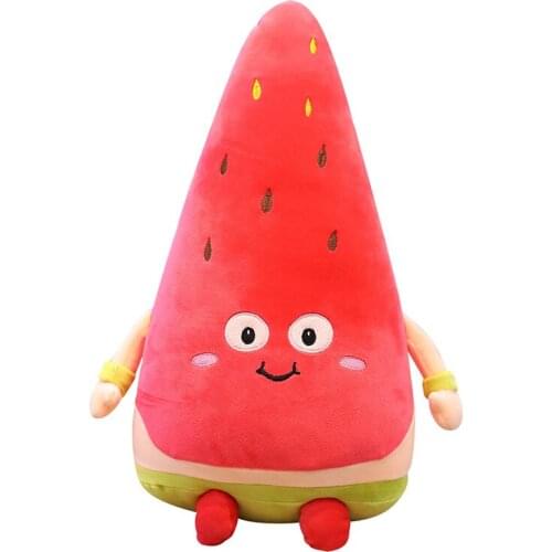 1pcs 50/65cm Yummy Soft Stuffed Fruit Plush Back Cushion ruits Soft Plush Cute Toys Stuffed Dolls Pillow for Baby Kids or Friend