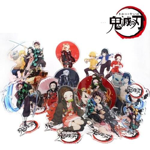 2021 New Ghost Slayer Blade Peripheral Decoration Acrylic Kamado Tanjirou Cartoon and Animation Decoration Desk Desk Decoration