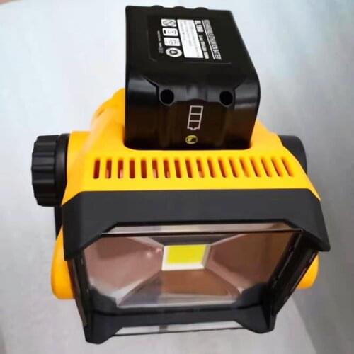 Newest For DeWalt 18V 20V Li-ion Battery Supply LED working light lamp For Makita For Ryobi For Black&Decker Freeshipping