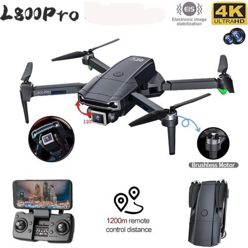 New L800 Pro RC Drone GPS 6K Professional HD Dual Camera Brushless Aerial Photography WiFi Foldable Quadcopter 1.2km Distance