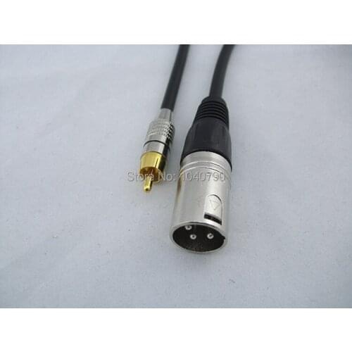 Male you to lotus XLR to RCA Signal lines Audio line Audio power amplifier connection line 3M 9.6ft