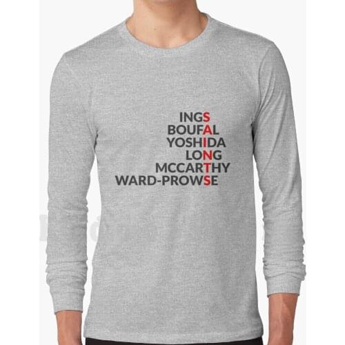 Southampton 2019 / 20 : 'saints' Spelt Using Player Names Hoodies Long Sleeve Southampton Saints Football Ings