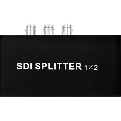 SDI Splitter 1x2 Multimedia Split SDI Extender 1 to 2 Ports Adapter Support 1080P TV Video For Projector Monitor Camera