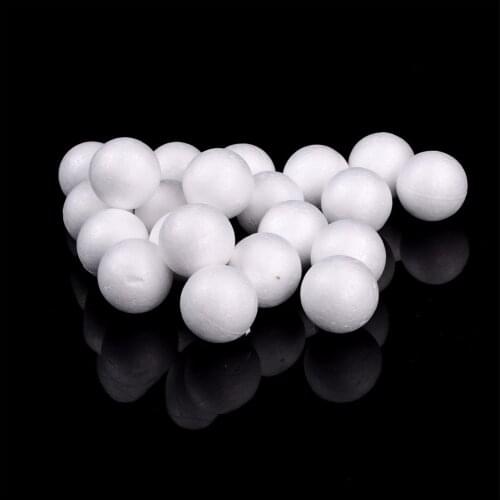20pcs 1-4cm DIY Modelling Polystyrene Styrofoam Foam Ball For DIY Christmas Party Decoration Supplies Gifts Craft Balls