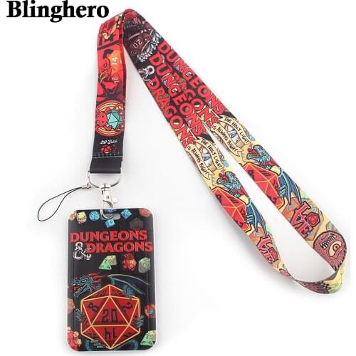 CB144 Cartoon Neck Strap Lanyard ID Badge Case Card Badge Holder Office School Stationery Supplies for Access Card