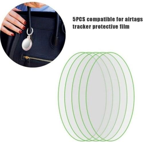 Scratch Resistant Transparent Film 5pcs Suitable For AirTag Tpu Protective Film F7B3