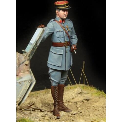 [tuskmodel] 1 35 scale resin model figures kit WW1 French officer