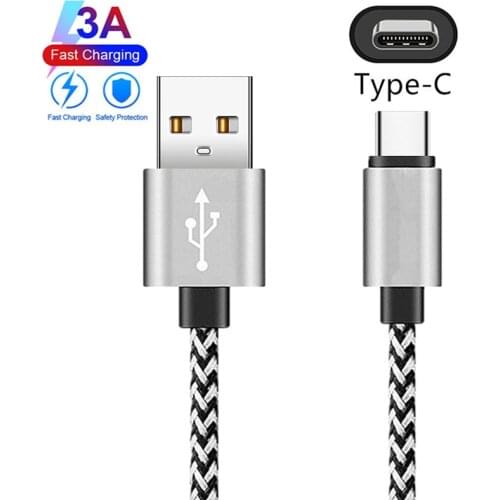 Type C USB Charging Cable tipo c wire for Google Pixel 4a 5G LG Velvet Samsung S21 A12 A8 C9 Pro Xiaomi Redmi Mobile Phone Cable
