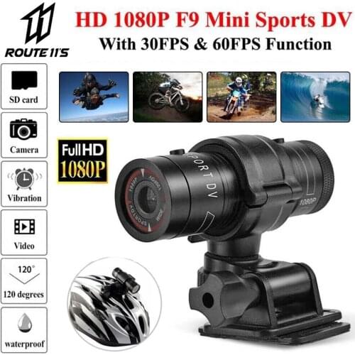 Motorcycle Sports Camera HD 1080P Motorcycle Helmet Recorder Waterproof DV Flashlight Driving Recorder