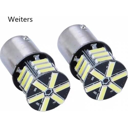 WTS 1000pcs 1156 PY21W car Canbus Turning Signal light P21W LED Lamp Tail Rear bulb DC 12V 24V Amber for car