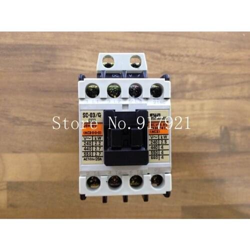 [ZOB] Japan Fuji Fe SC-03/G DC24V DC contactor 3NO+1NC elevator (original authentic) --2pcs/lot