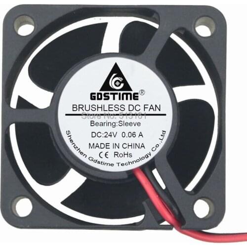 10pcs/lot Gdstime 24V 2Pin 40mm 4CM 4020 40x40x20mm Brushless DC Axial Cooling Fan
