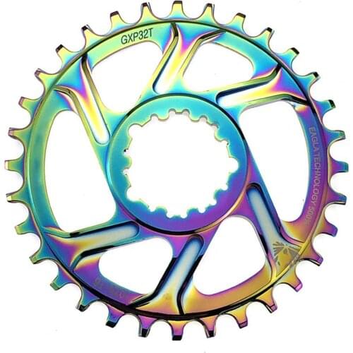 32T/34T/36T/38T Bike GXP Round Narrow Wide Single Tooth Chainring Chainwheel