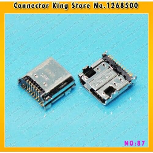 ChengHaoRan 30pcs/lot new Micro USB connector for samsung Tab 3 7.0 inch SM-T210R I9200 I9205,P5200,P5210,T210,T211 T311,MC-087