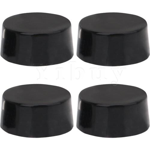 Yibuy Black Speed Control Knob For Vintage Electric Guitar Pack Of 4