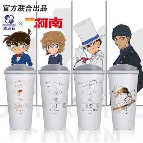[Detective Conan] Anime Cup Bottle Stainless Steel Manga Role Kaito Shinichi Kid Ai Rei Shuichi Gift