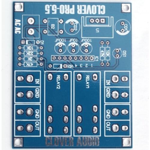 Dual OMRON Relay 7812+UPC1237 Speaker Protection Board Kit for HIFI DIY AC 12-24-Hot