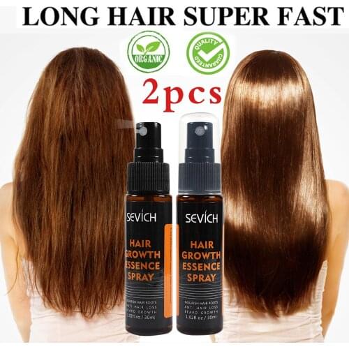 30ml Hair Growth Essence Spray Anti Hair Loss Essence Fast Thick Hair Eyebrows Support Natural Healthy Hair Treatment for Women